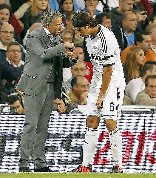 Real Madrid'de yeniden bir araya geldiler: Mourinho-Khedira